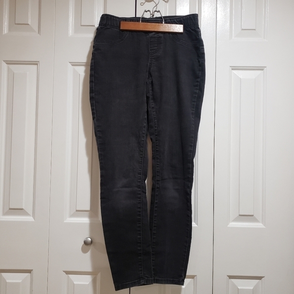 Jones New York Elastic Waist Black Jegging Jeans Size 6 - Picture 12 of 13